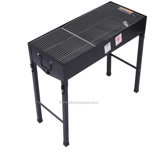 Outdoor camping barbecue grill, folding barbecue grill