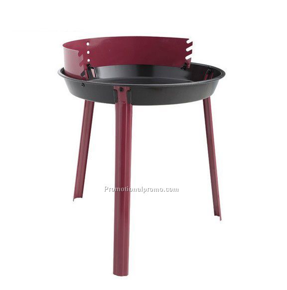 Portable folding barbecue grill