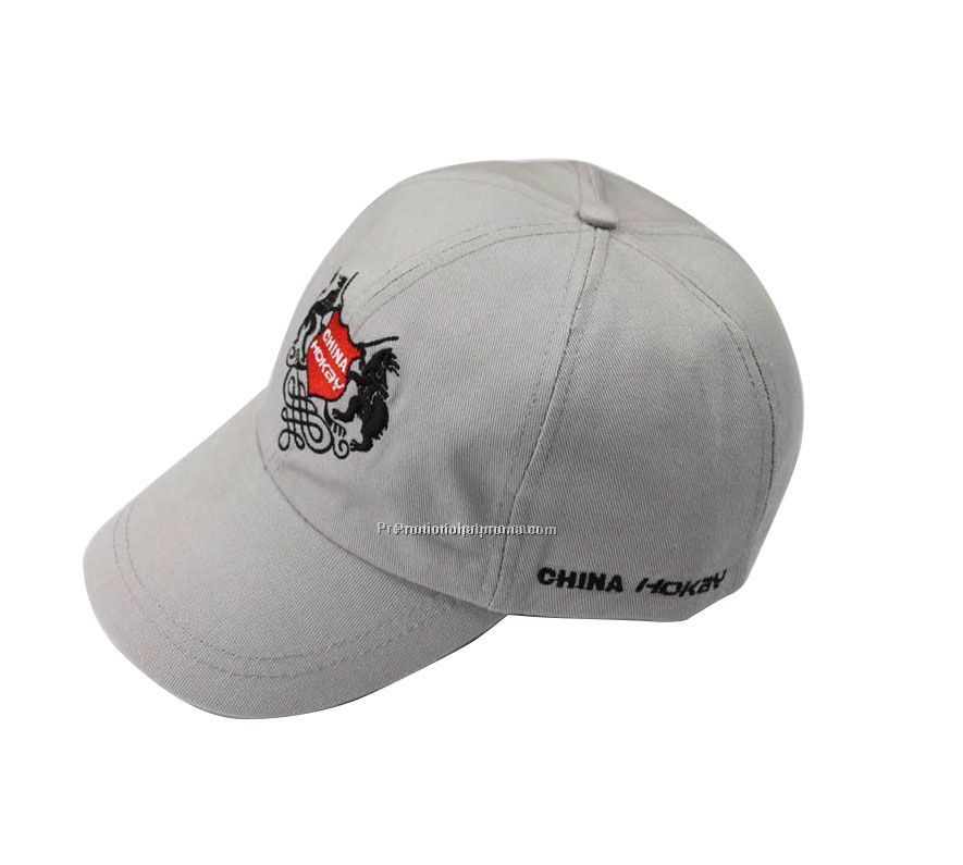 Washed twill 6 panple baseball cap