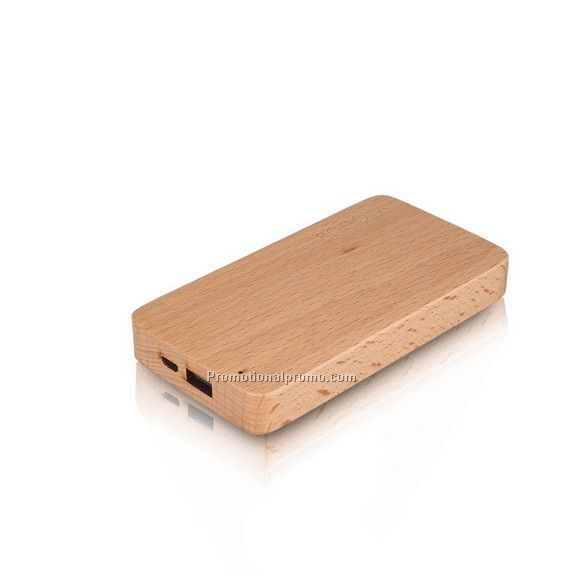 High-end wood power bank, creative gift