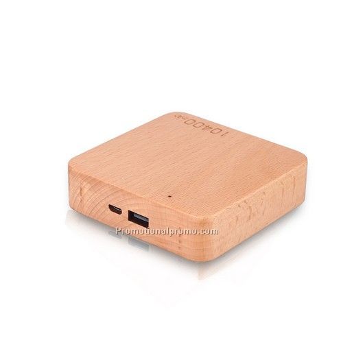 Quadrate wood power bank, creative new design power bank