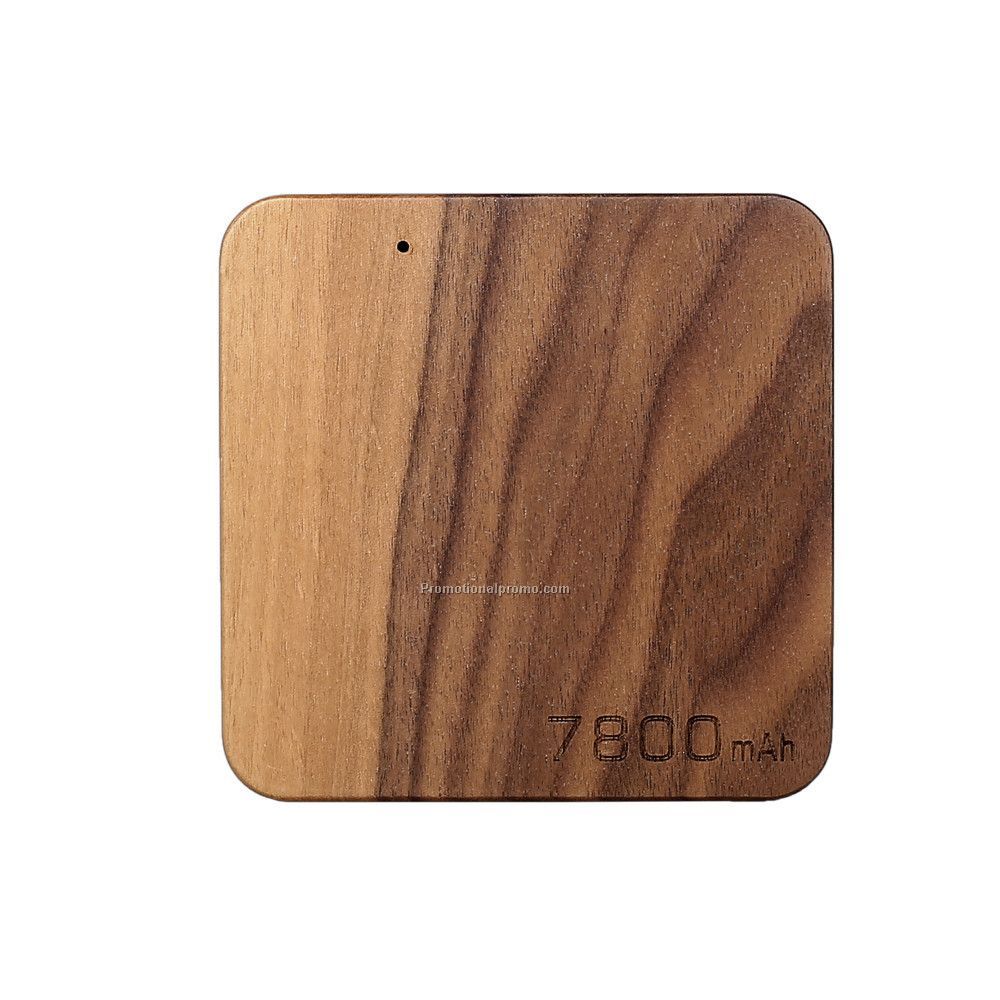 Quadrate wood power bank, creative new design power bank