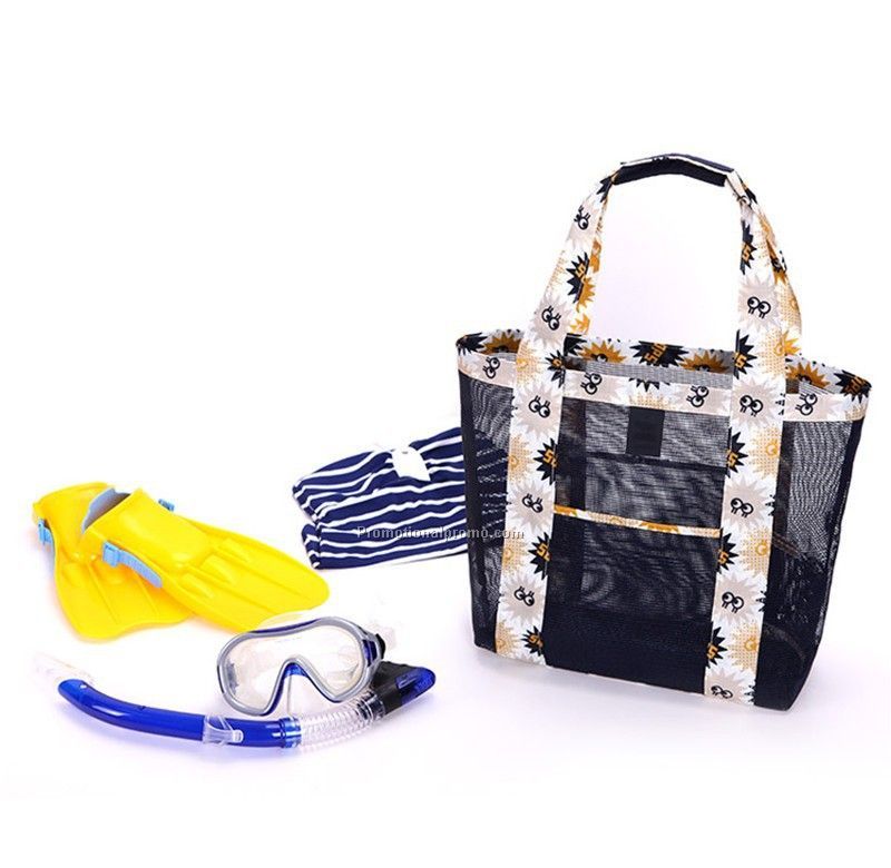 Coating mesh shopping bag