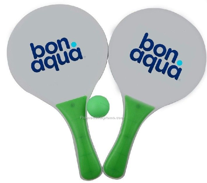 Wholesale promotional MDF beach racket, MDF beach tennis racket