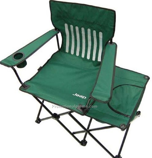 Folding beach cheair with cooler bag