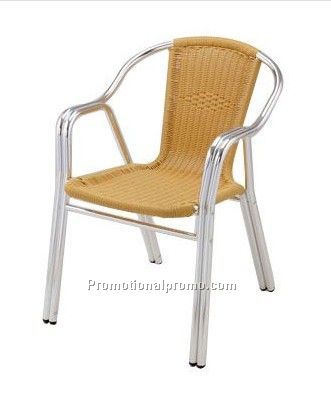 Rattan Chair with Aluminum frame,outdoor garden chair