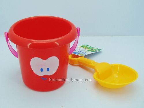 Sand pail bucket with a handle