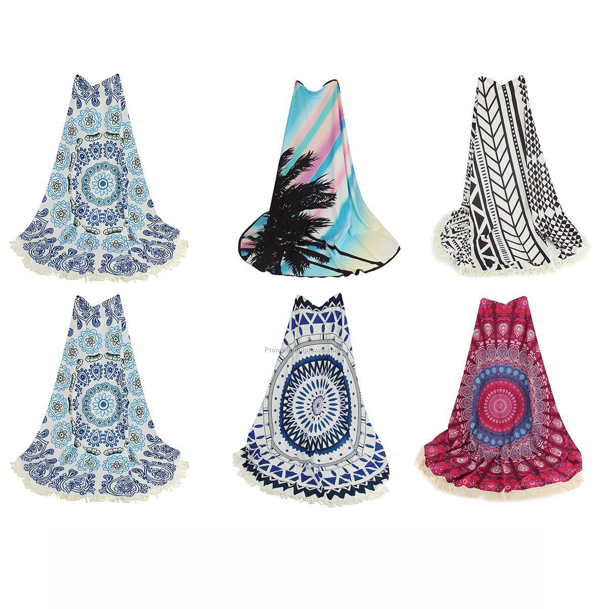 Soft Mcrofibre Round Beach Towel