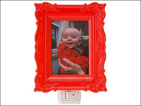 Bed Night Light w. picture red...