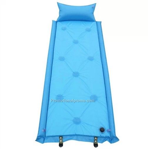 Outdoor sports camping inflatable air bed with pillow