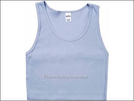 Bella Tank Top 2x1 Rib, Baby Blue