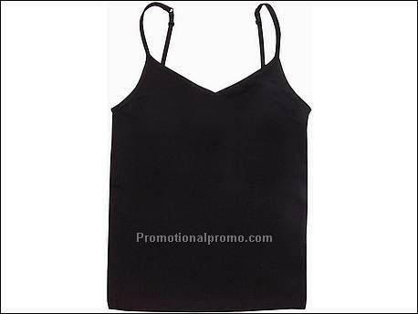 Bella Tank Top Shelf Bra, Black