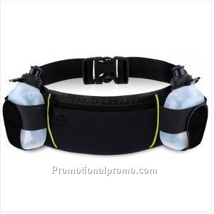 7 inch hydration running belt with water bottle