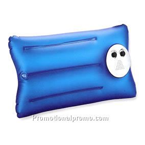 Blow-up radio pillow