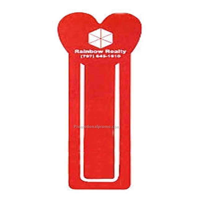 Heart shape bookmark