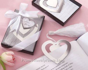 Fashion Promotion Double Heart Bookmark