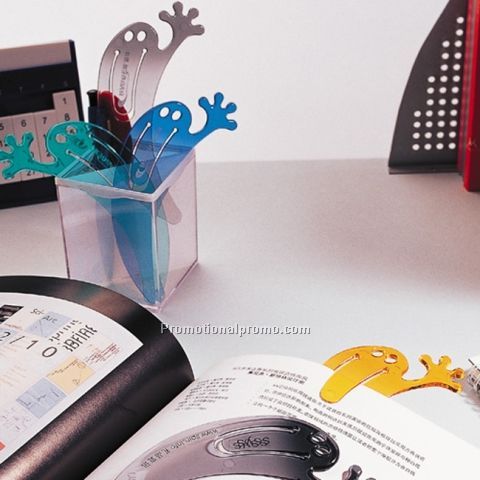 Plastic spirit bookmark