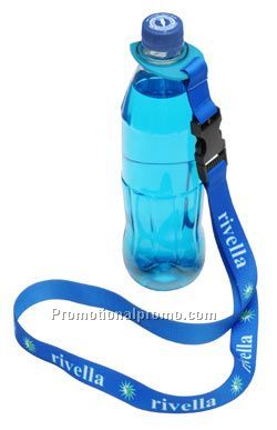 Polyester Lanyard with Silicone Bottle Clip