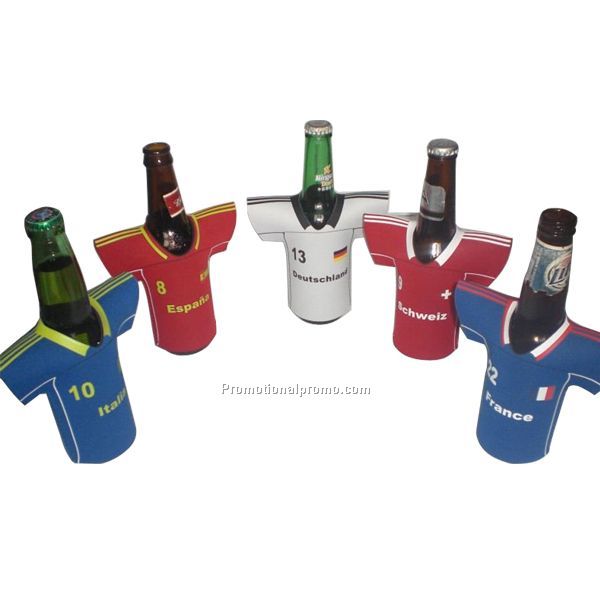 Bottle Cooler with Jersey Shape