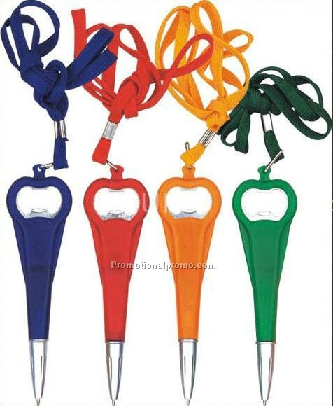 Functional Promotional Ballpen with Bottle Opener