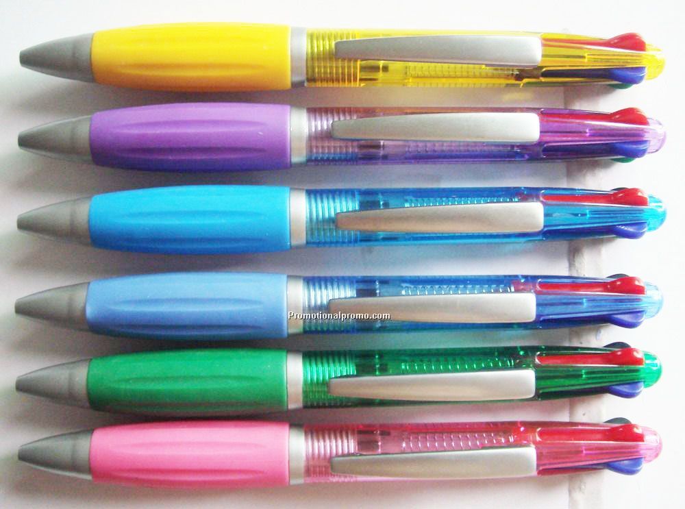 4 color of plastic pen