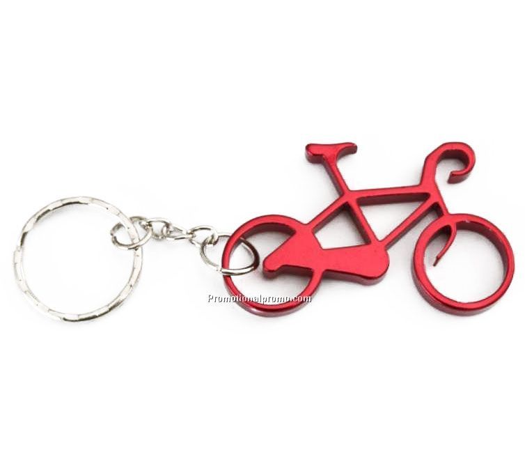 Bicycle Bottle Opener Keychain