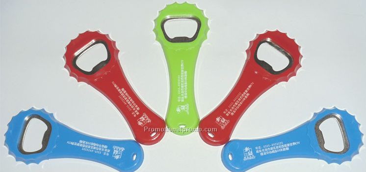 promotional metal& plastic& acrylic bottle opener