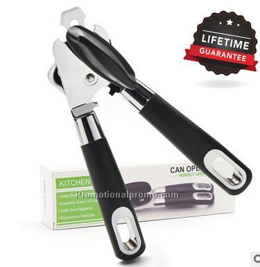 Flexible Stainless Steel Can Opener With Lid Lifter Magnet