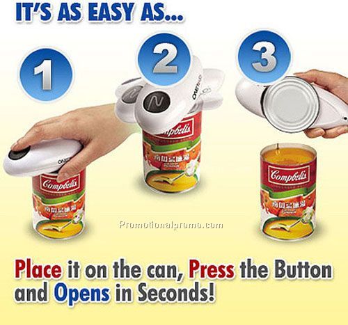 One touch can opener