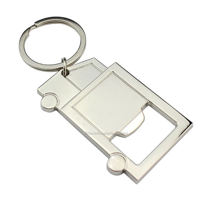Promotional Truck Design Metal Bottle Opener Key Chain Key Ring