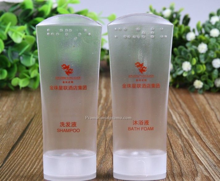 30ml disposable PVC shampoo bottle for hotel