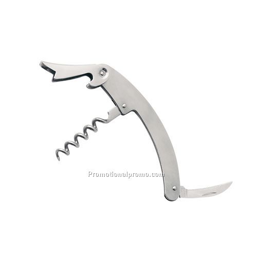 Bottle Opener - Stainless Swing Corkscrew