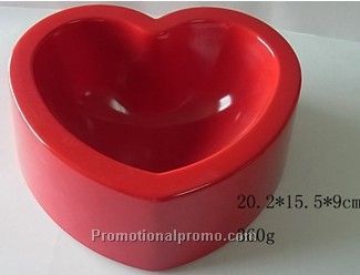Melamine Heartshape Dogbowl