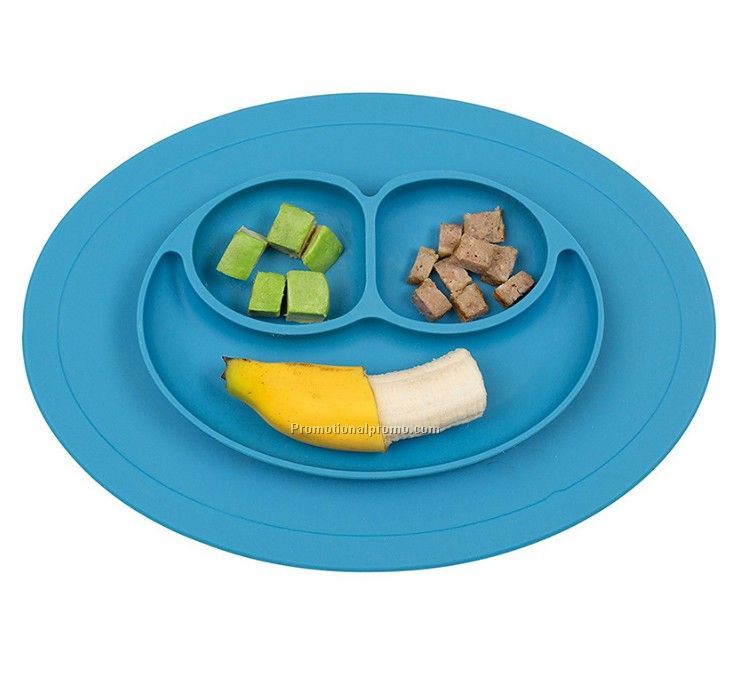Sucker Bowl Anti-skid Silicone Plate for Children or Infant