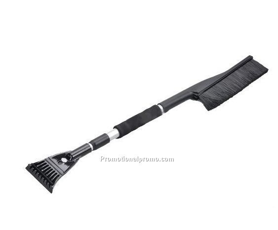 Long handle ice scraper brush