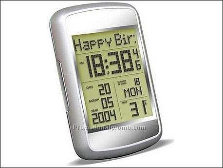 Bureauklok met weergave van tijd,...