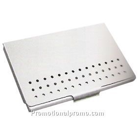 Business card holder 'punched'