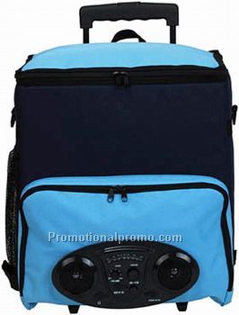 COOLER BAG TROLLEY WITH RADIO