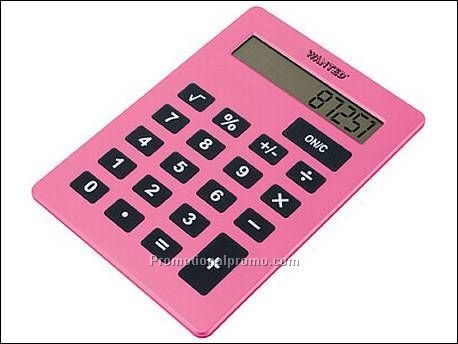 Calculator XXL plastic pink