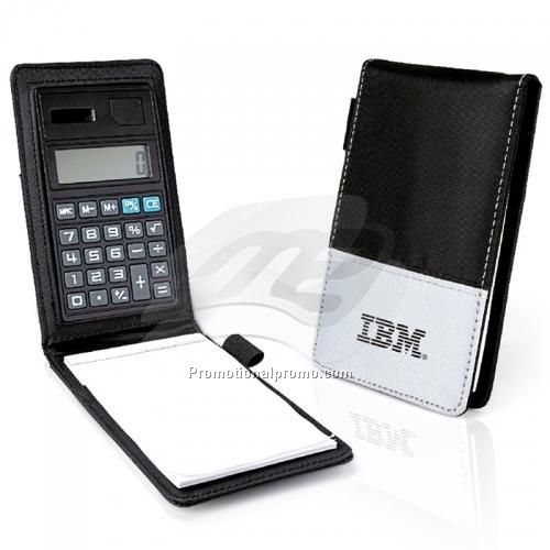 Calculator with notepad