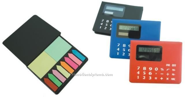 Note Pad With Calculator, Leather NotePad With Calculator