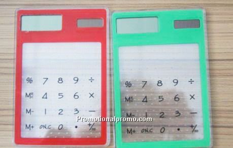 promotional Transparent Touch Panel Calculator