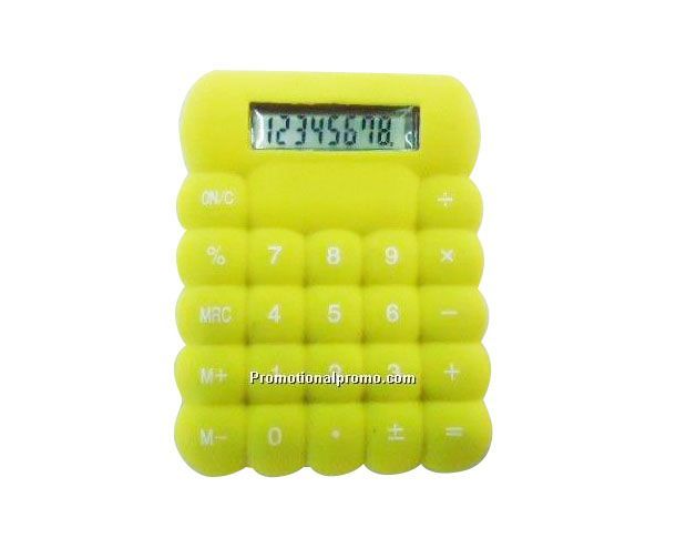 8 digits rubber calculator