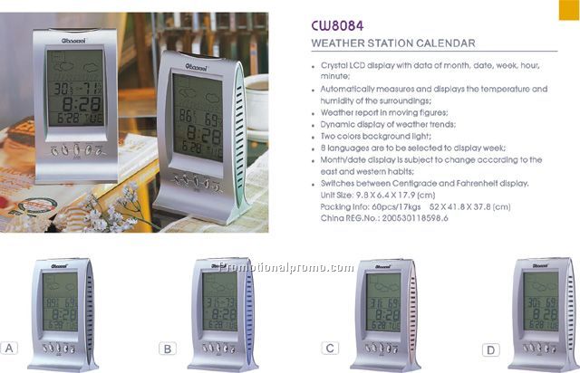 Weather Station Calendar