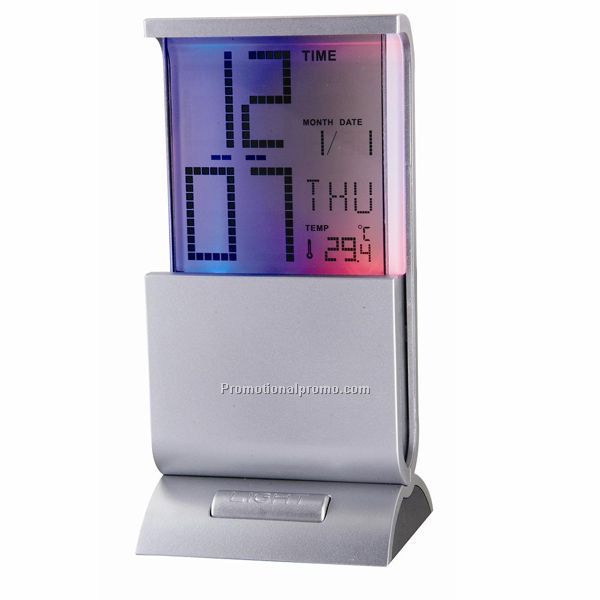 Solar Digital Calendar Clock