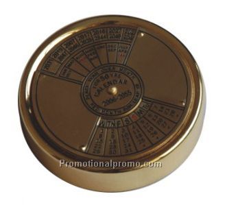 BRASS 50-YEARS CALENDAR