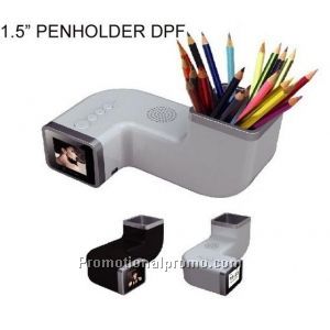 Photo frame digital pen holder