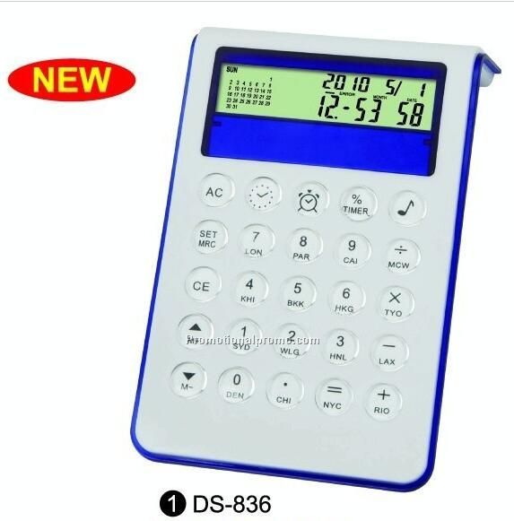 Multifunction 8 Digit Calculator With Calendar And Alarm Clock