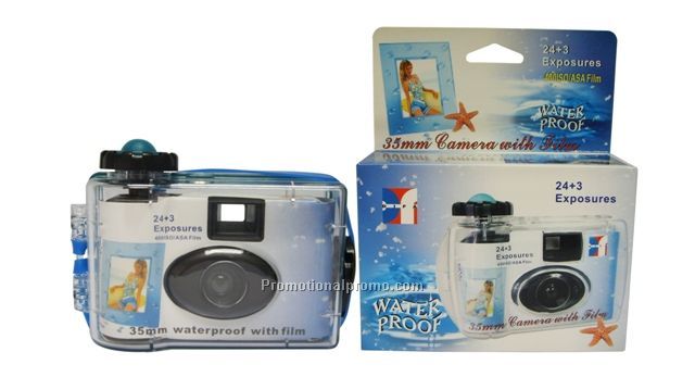 Waterproof single use Camera without Flash