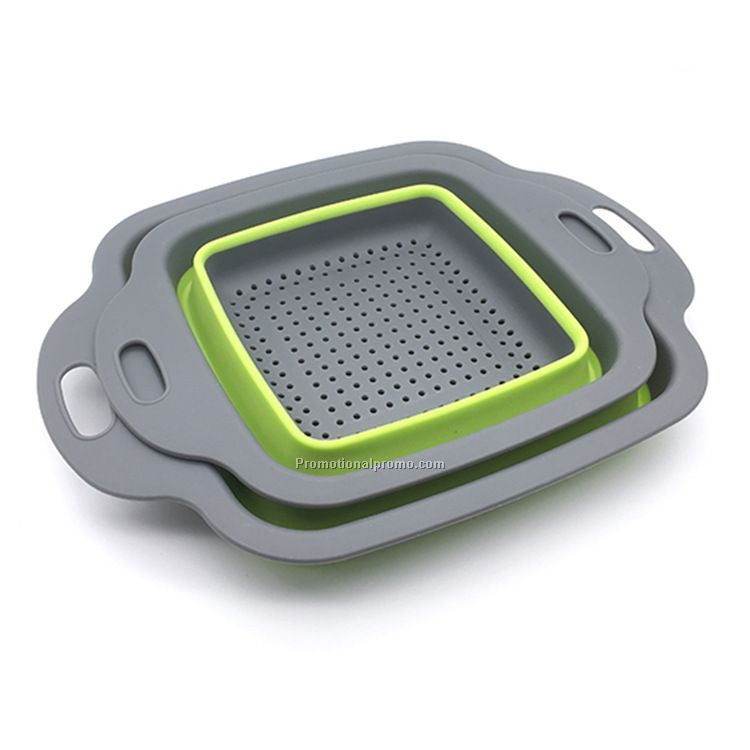 colorful plastic foldable kitchen basket